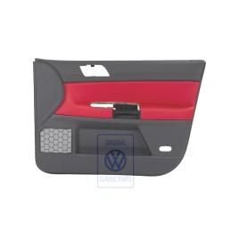 VW Original Revetement De Porte (Cuir) Rouge Flash/Anthracite - 6Q4867012GKQMU