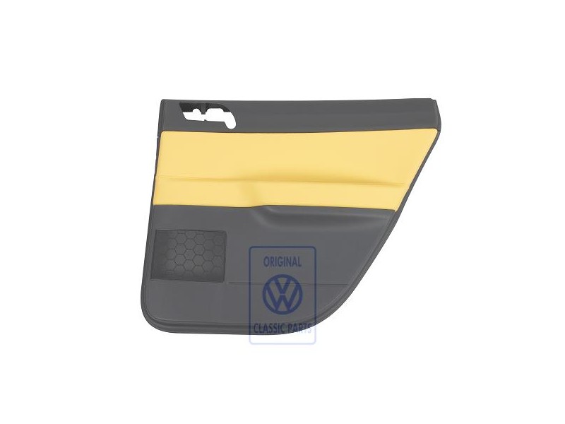 VW Original Revetement De Porte (Cuir) Jaune/Anthracite - 6Q6867212FTQMV