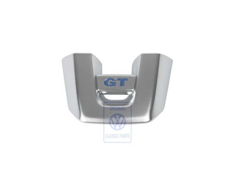 VW Original Capuchon Pour Volant Alu/Bleu - 6R0419685H LKI