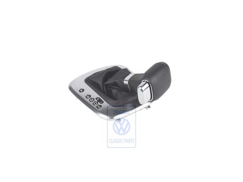 VW Original Cache De Commande Des Vitesses Noir/Aluminium - 6R1713203B TVH