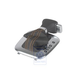 VW Original Cache De Commande Des Vitesses Noir/Orange - 6R2713203E S0D
