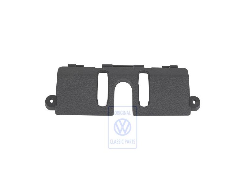 VW Original Cache P. Serrure De Capot Noir Titane - 6R6863651 82V
