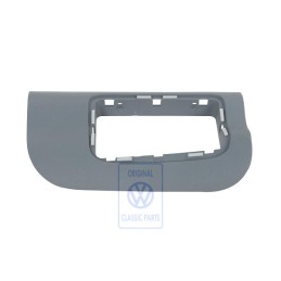 VW Original Couvercle De Boite A Gants Bleu Gris - 6U1857122A H50