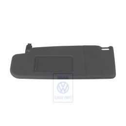 VW Original Pare-Soleil Avec Miroir Courtoisie Et Cache Noir - 6X0857551E 3H8