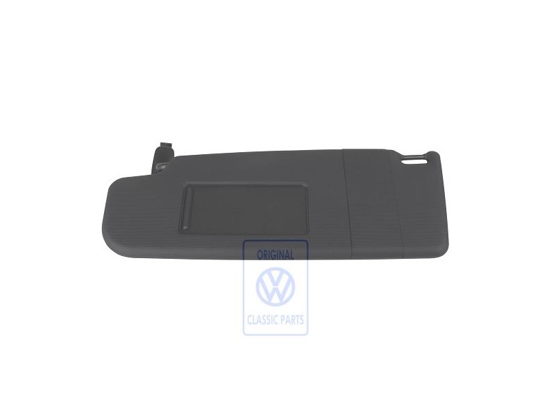 VW Original Pare-Soleil Avec Miroir Courtoisie Et Cache Noir - 6X0857551E 3H8