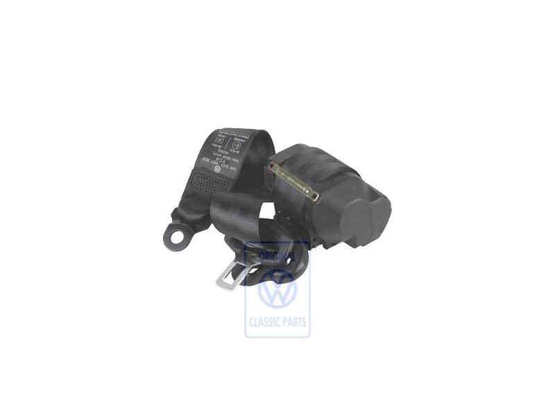 VW Original Ceinture De Securite 3 Points Noir - 6X0857805A 041