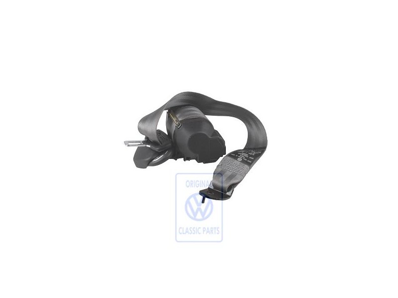 VW Original Ceinture De Securite 3 Points Gris Flanelle - 6X0857805G E66