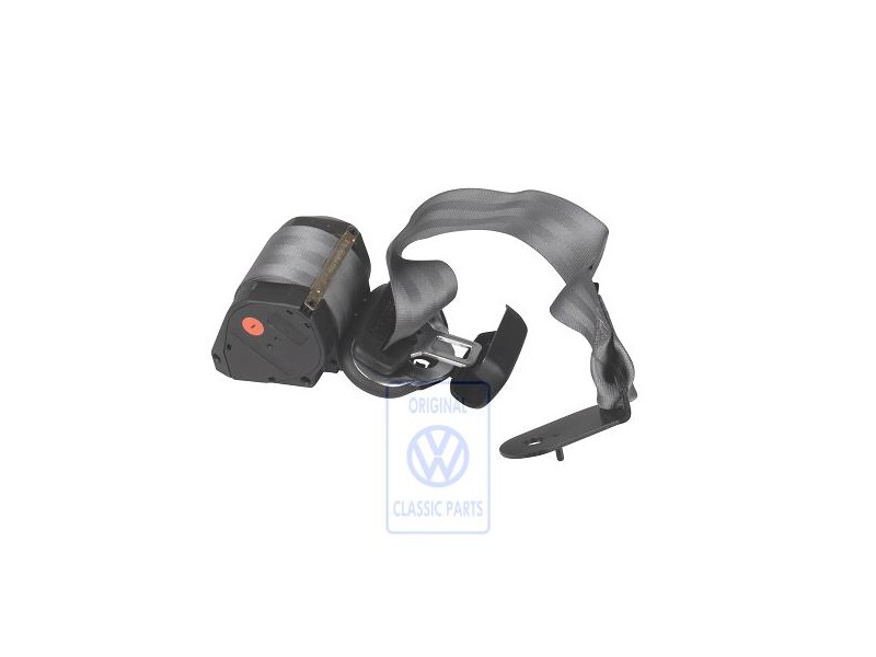 VW Original Ceinture De Securite 3 Points Gris Flanelle - 6X0857805H E66