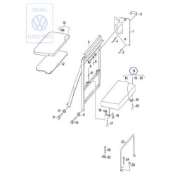 VW Original Matelas - 701070246C