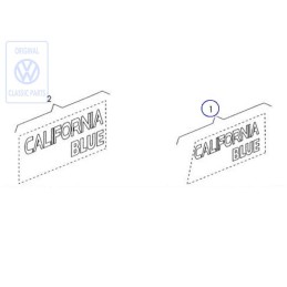 VW Original Inscription Sur Film - 701070941M