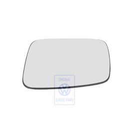 VW Original Miroir (Plan) Avec Plaque-Support - 701857521J