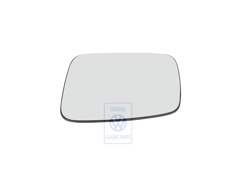 VW Original Miroir (Plan) Avec Plaque-Support - 701857521J
