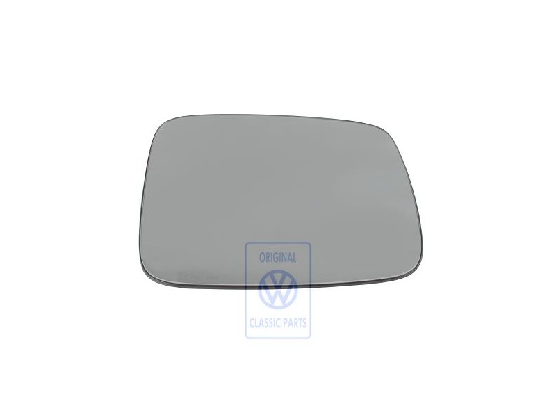 VW Original Miroir (Plan) Avec Plaque-Support - 701857522J