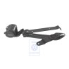 VW Original Ceinture De Securite 3 Points Noir Satine - 703857815 01C