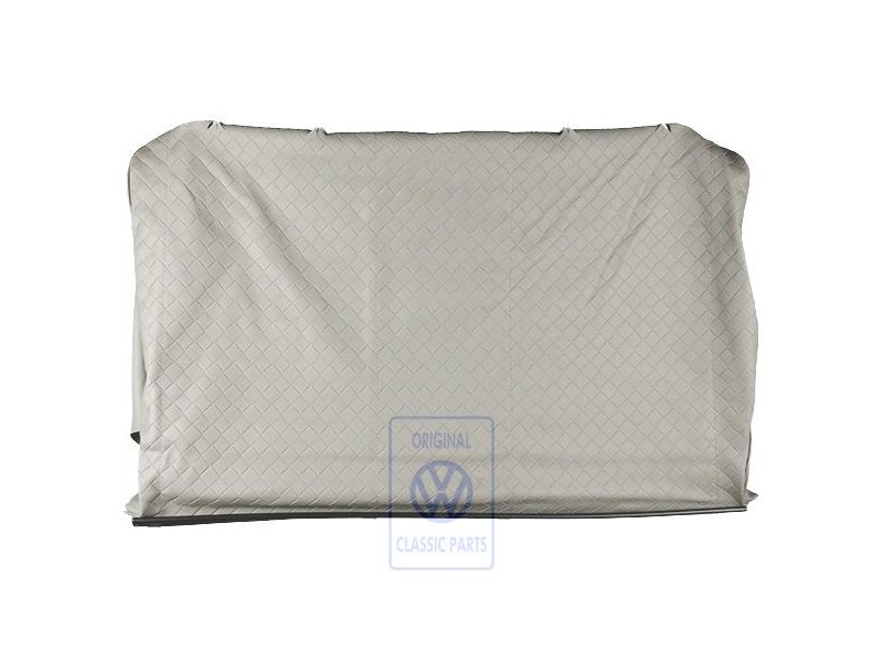 VW Original Garniture Dossier (Similicuir) Gris Flanelle - 703883455 EEK