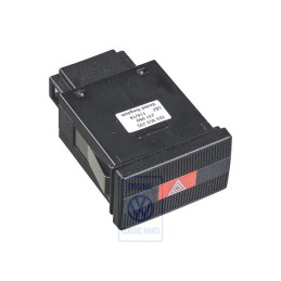 VW Original Commande Signal De Detresse Noir Satine - 703953235 01C