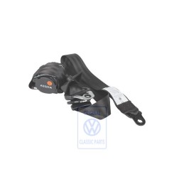 VW Original Ceinture De Securite 3 Points Noir Satine - 705857811D 01C