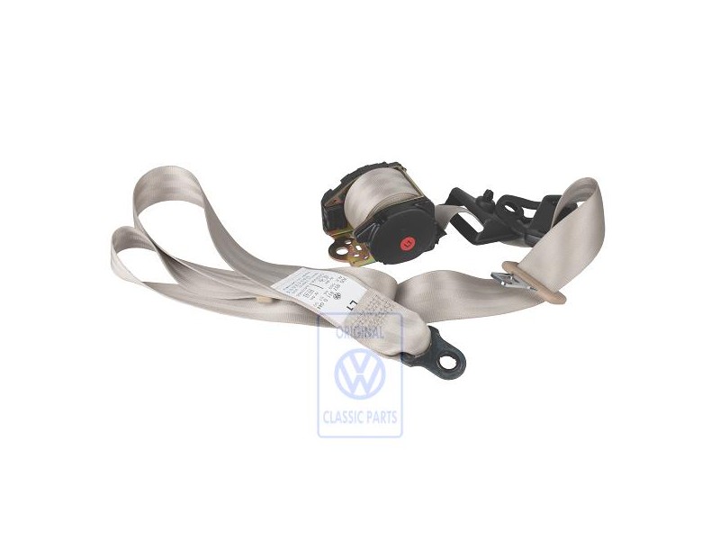 VW Original Ceinture De Securite 3 Points Ecru (Beige) - 705857811D Q44