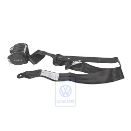 VW Original Ceinture De Securite 3 Points Noir Satine - 723857815 01C