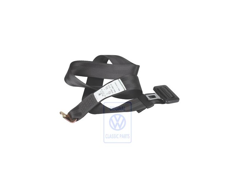 VW Original Ceinture Ventrale Noir Satine - 729857713 01C