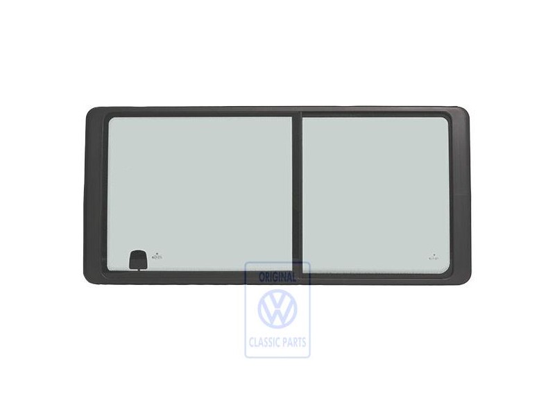 VW Original Vitre Coulissante Complete Noir Satine - 7D0847711R 01C