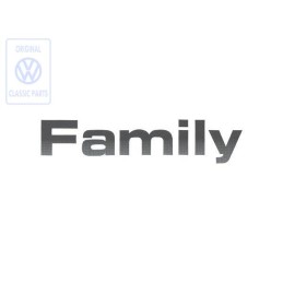 VW Original Inscription Sur Film Anthracite/Argent - 7D0853687B 33E