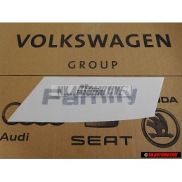 VW Original Inscription Sur Film Anthracite/Argent - 7D0854431C 33E