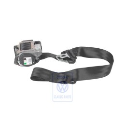 VW Original Ceinture De Securite 3 Points Noir Satine - 7D0857806 01C