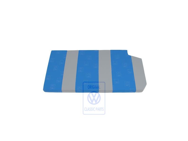 VW Original Support De Rembourrage Gris Flanelle/Bleu - 7D0864413K PAK
