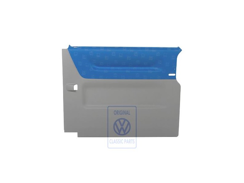 VW Original Revetement Porte Coulissante Gris Flanelle/Bleu - 7D0867028A PAL