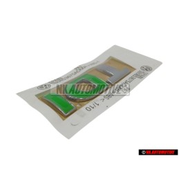 VW Original TDI Arrière Embleme Monogramme Logo Chrome Vert - 3B0853675ACKKH