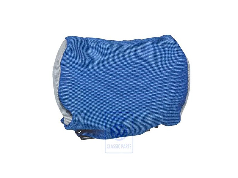 VW Original Garniture P.Appuie-Tete(Tissu) Gris Flanelle/Bleu - 7D0881921AHHRC