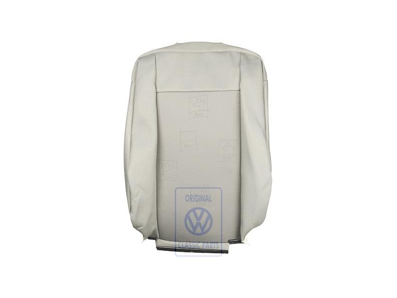 VW Original Garniture De Dossier (Tissu) Gris Flanelle - 7D0883455BFPAC