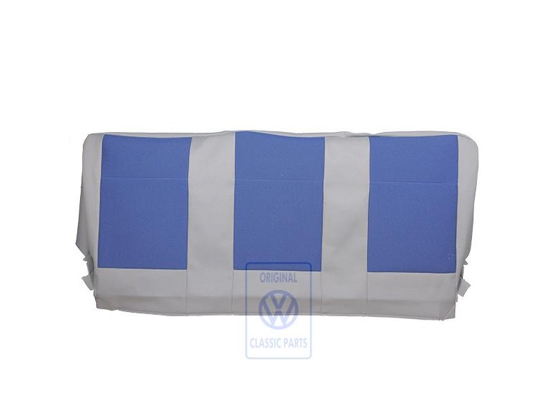 VW Original Garniture De Siege (Tissu) Gris Flanelle/Bleu - 7D0885405M HRC
