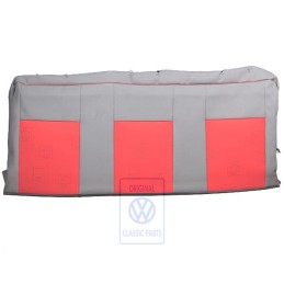VW Original Garniture De Dossier (Tissu) Gris Flanelle/Rouge - 7D0885805ADPAN