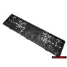 VW Original Support Plaque De Police Autoluminescente - 000071800B 041