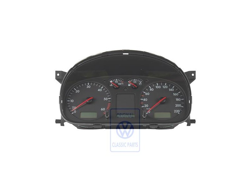 VW Original Combine D'Instruments Noir Satine - 7D0920802AX01C