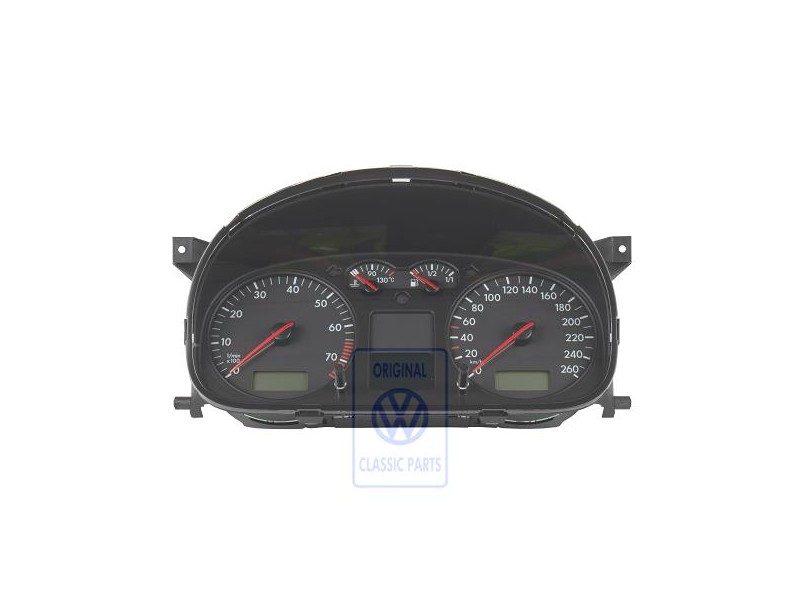 VW Original Combine D'Instruments Noir Satine - 7D0920822LX01C