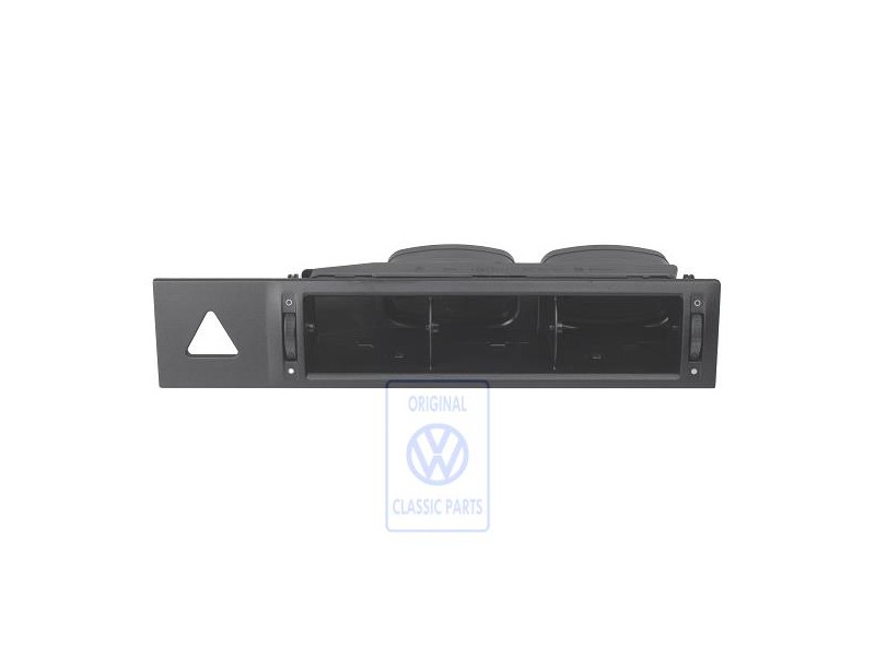 VW Original Boitier P. Aerateur Noir Satine - 7D1819703B 01C
