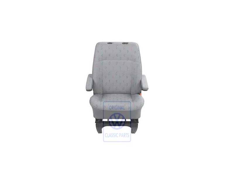 VW Original Siege Complet Avec Dossier Gris Flanelle - 7D1881018BAECP