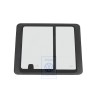 VW Original Vitre Coulissante Complete Noir Satine - 7D5847711B 01C