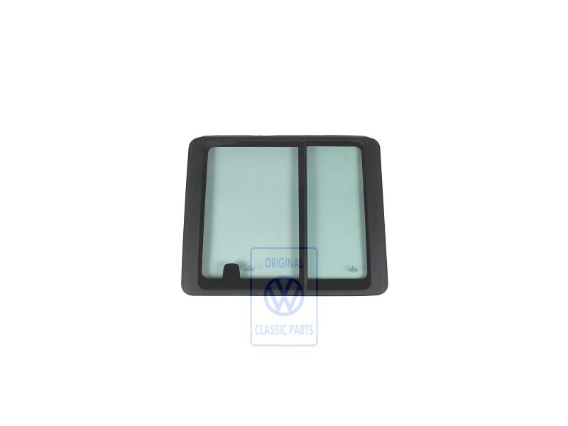 VW Original Vitre Coulissante Complete Noir Satine - 7D5847711D 01C