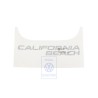 VW Original Inscription Sur Film Argent Diamant (Sombre) - 7E8854433 9ZD