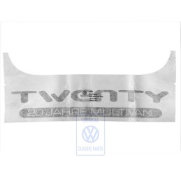VW Original Inscription Sur Film Argent Diamant (Sombre) - 7H5854433 9ZD