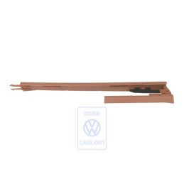 VW Original Cache P. Rail De Guidage Teak (Brun) - 7L0881477M 7D6