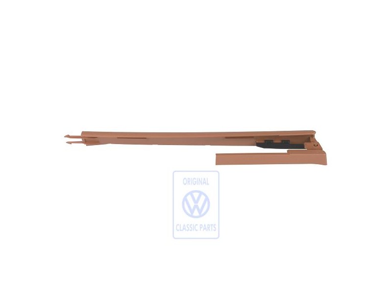 VW Original Cache P. Rail De Guidage Teak (Brun) - 7L0881477M 7D6