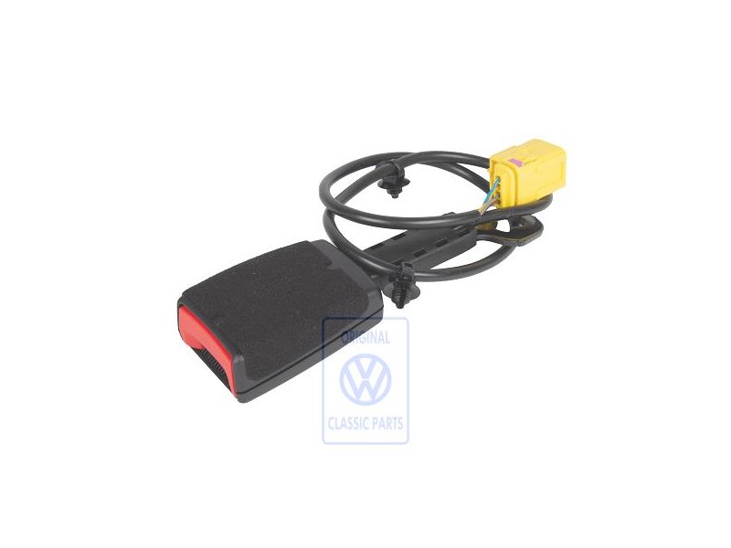 VW Original Boitier De Verrouillage Noir Satin/Rouge Feu - 7L6857777A FCN
