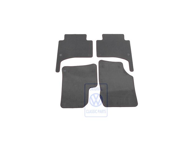 VW Original 1 Serie Tapis Grenadine (Rouge)/Anthracite - 7L6863011J TML