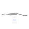 VW Original Silencieux Central - 7M0253409AQ