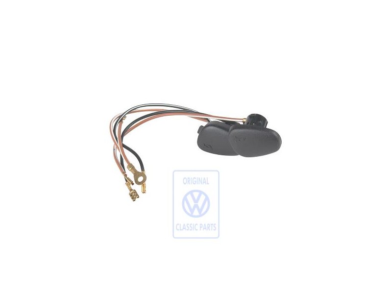 VW Original 1 Serie Touches D'Advertisseur Noir Satine - 7M0419658F 01C